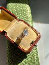 Load image into Gallery viewer, Gold Vermeil CZ Ring Size 6.25
