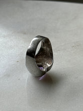 Load image into Gallery viewer, Vintage Purple Heart Sterling Ring Size 6.5
