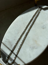 Load image into Gallery viewer, Vintage Flat Sterling Silver Chain 22”
