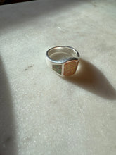Load image into Gallery viewer, Opal Inlay Sterling Silver Ring Size 5.75
