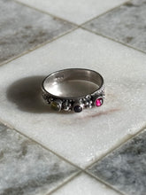 Load image into Gallery viewer, Cabochon Sterling Silver Ring Size 6.75
