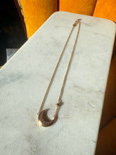 Load image into Gallery viewer, Crescent Gold Vermeil Necklace 16”-18”
