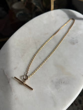 Load image into Gallery viewer, Midcentury Gold Fill Watch Chain w/ T-Bar
