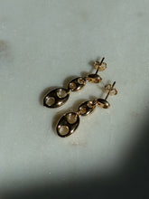 Load image into Gallery viewer, Gold Vermeil Puffy Mariner Earrings
