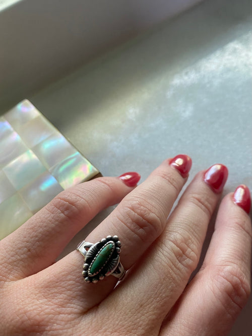 Bell Sterling Silver Ring Size 6