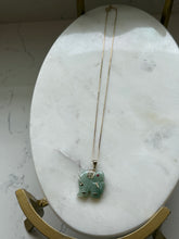 Load image into Gallery viewer, Jade Elephant Gold Vermeil Necklace
