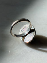 Load image into Gallery viewer, Vintage Malachite Sterling Silver Ring Size 10
