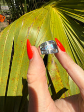 Load image into Gallery viewer, Abalone Sterling Silver Ring Size 8
