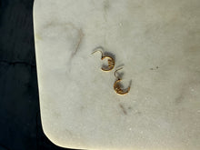 Load image into Gallery viewer, Mini 14k Gold Butterfly Hoops
