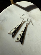 Load image into Gallery viewer, Enamel Abalone Sterling Silver Earrings
