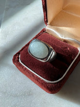 Load image into Gallery viewer, Jade Sterling Silver Ring Size 7
