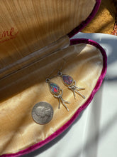 Load image into Gallery viewer, Vintage Opal Sterling Silver Fringe Earrings
