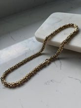 Load image into Gallery viewer, Italian Gold Vermeil Byzantine Sailor Clasp Chain 20”
