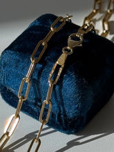 Load image into Gallery viewer, Paperclip Link Lightweight 14k Yellow Gold Chain 20”
