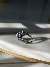 Load image into Gallery viewer, Vintage Opal Sterling Silver Ring Size 5.5
