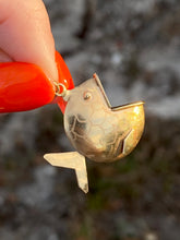 Load image into Gallery viewer, Fish 14k Yellow Gold Pendant
