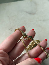 Load image into Gallery viewer, Gold Vermeil Panther Necklace 18”
