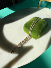 Load image into Gallery viewer, Celestial Slider Charm Sterling Silver Bracelet 6.75”
