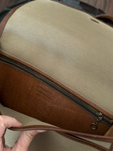 Load image into Gallery viewer, Vintage Coach Twill &amp; Leather Crossbody Purse
