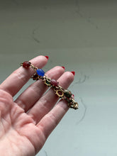 Load image into Gallery viewer, Vintage 1/20 12k Gold Fill Scarab Beetle Bracelet 6.75”
