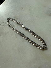 Load image into Gallery viewer, Italian Sterling Silver Cuban Curb Link Bracelet 7.5”
