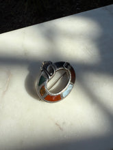 Load image into Gallery viewer, Antique Sterling Scottish Agate Brooch
