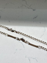 Load image into Gallery viewer, Dolphin Rolo Link Sterling Silver Chain 17”
