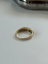 Load image into Gallery viewer, Diamond Solid 14k Gold Ring Size 5.5
