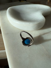 Load image into Gallery viewer, Marcasite Rose Sterling Virgin Mary Ring Size 5.5
