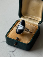 Load image into Gallery viewer, Banded Agate Sterling Silver Ring Size 9
