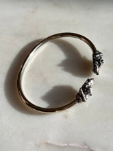 Load image into Gallery viewer, Wolves Solid Sterling Cuff Bracelet
