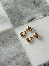 Load image into Gallery viewer, Vintage 14k Gold Opal Dangle Earrings
