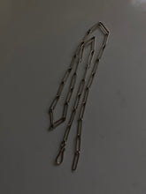 Load image into Gallery viewer, Vintage Paper Clip Sterling Silver Necklace
