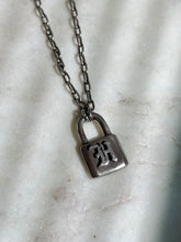 Load image into Gallery viewer, ‘H’ Lock Sterling Silver Chain 17.5”
