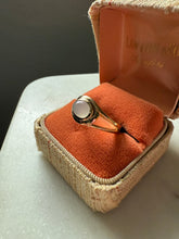 Load image into Gallery viewer, Moonstone Gold Vermeil Ring Size 7.25
