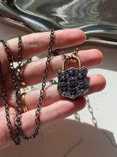 Load image into Gallery viewer, Amethyst Two-Tone Sterling Necklace
