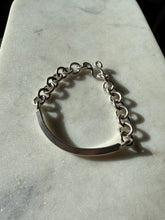 Load image into Gallery viewer, Chunky Solid Sterling Silver Curb Bracelet 7.25”
