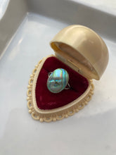 Load image into Gallery viewer, Abalone Shell Vintage Sterling Silver Ring
