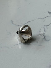 Load image into Gallery viewer, Chunky Heart Cutout Sterling Silver Ring Size 5.75
