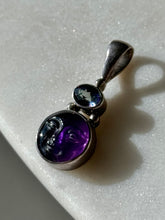 Load image into Gallery viewer, Sterling Silver Sajen Carved Moonface Pendant
