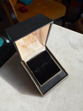 Load image into Gallery viewer, Vintage Black Velvet Ring Box
