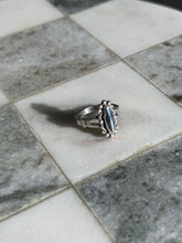 Load image into Gallery viewer, Vintage Hematite Sterling Silver Ring Size 6.25
