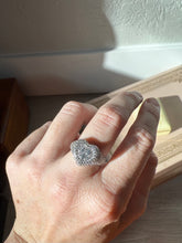 Load image into Gallery viewer, Sparkle CZ Heart Sterling Silver Ring Size 7
