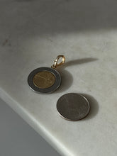Load image into Gallery viewer, Italian Lire Coin w/ 14k Yellow Gold Enhancer Bale
