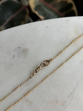 Load image into Gallery viewer, Antique 14k watch chain w/ Dog Clip 14”
