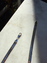 Load image into Gallery viewer, Two-Tone Reversible Sterling Silver Gold Vermeil Herringbone Chain 15.5”
