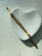 Load image into Gallery viewer, Milor Italy Double Sided Gold Vermeil Bracelet 7.5”
