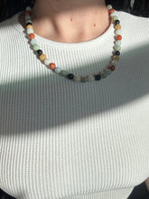 Load image into Gallery viewer, Vintage Jade Bead &amp; 14k Gold Necklace 21”
