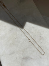Load image into Gallery viewer, Vintage Diamond ‘J’ 14k Gold Necklace
