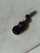 Load image into Gallery viewer, Sterling Silver Sajen Carved Moonface Pendant
